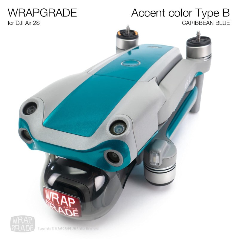 Wrapgrade Skin Compatible with DJI Air 2S | Accent Colour