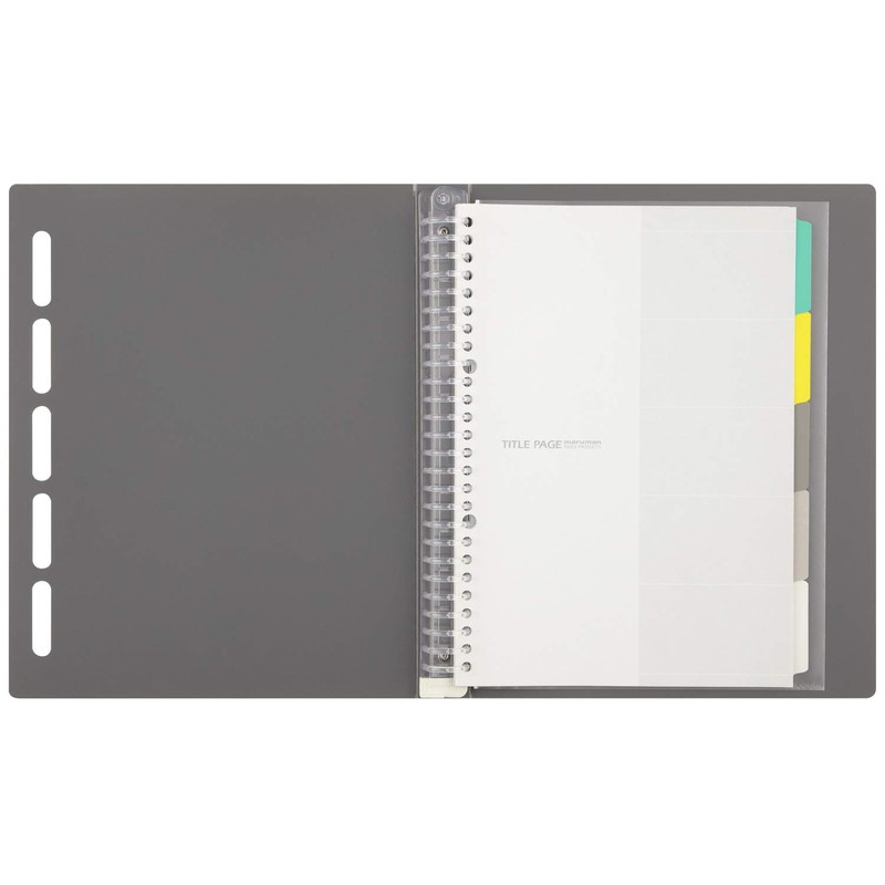 Maruman F311-11 Loose Leaf Binder B5 Clarte 26 Hole Gray