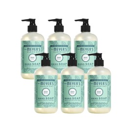MRS. MEYER'S CLEAN DAY Liquid Hand Soap Mint, 12.5 oz (Pack - 6)