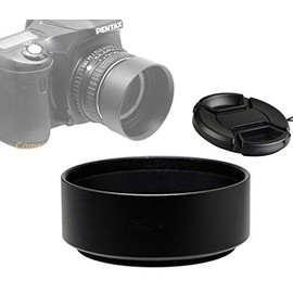 Fotasy Metal 43mm Lens Hood, 43mm Lens Hood for Canon Fuji Leica Leitz Nikon Olympus Panasonic Pentax Sony Lens, 43mm Screw-in Lens Hood