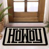 Koesus Western Door Mat, Howdy Door Mat Indoor Outdoor Entrance