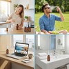 SYBL 12Pcs Empty Amber Plastic Fine Mist Sprayers Spray Bottle