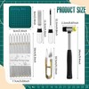 Anglechic 6 Pcs Sewing Buttonhole Cutter Set Including Button Sewing