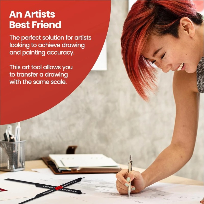 Accurasee Premium Proportional Divider Tool For Artists And Architects Easy