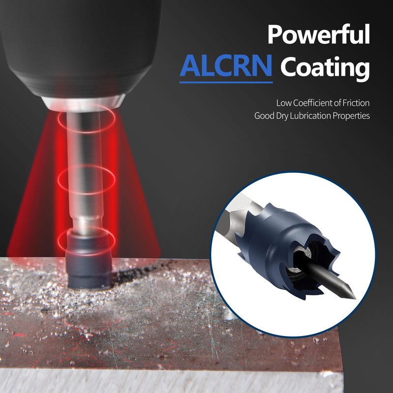 LitartPRO 34PCS Spot Weld Cutter Sets Double Sided 3/8" HSS