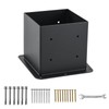 AXWHYS 6x6 Post Base 4 Pcs, (Inner Size 5.6x5.6) Post
