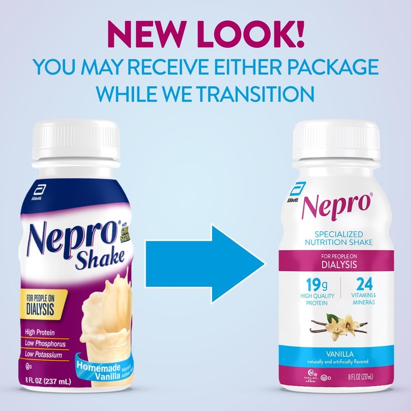 Nepro Nutrition Shake for People on Dialysis, 19g Protein, 420