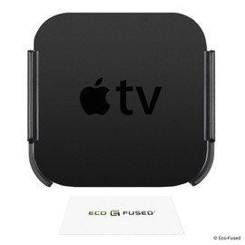 Eco-Fused Wall Mount Compatible with Apple Airport Express [2nd Generation] and Apple TV [2nd + 3rd Generation] - Bracket Frame - Perfect Fit - Easy Installation - Easy to Install