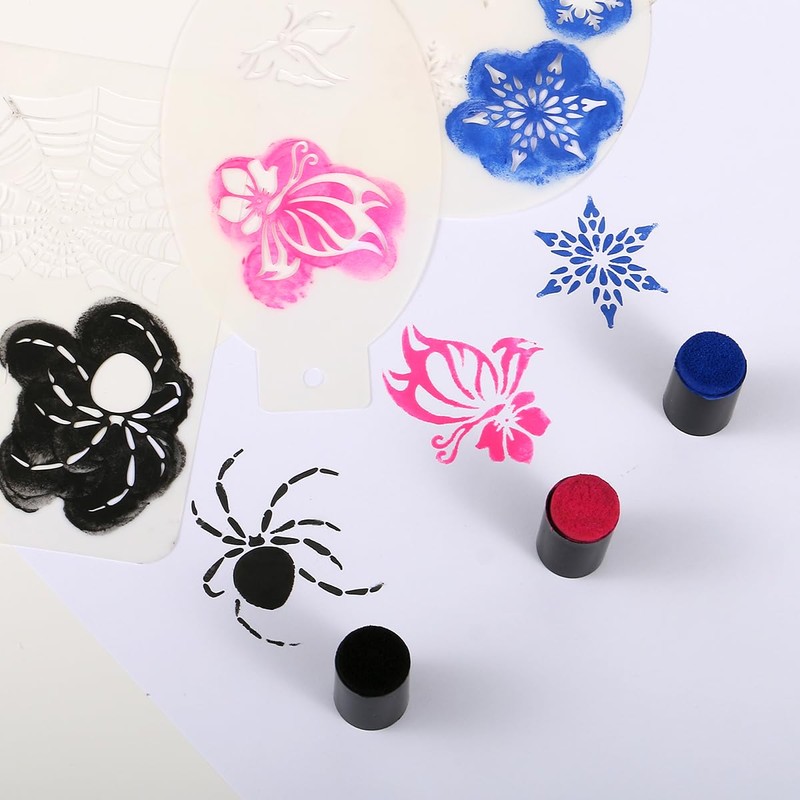 Depvision 30 Pieces Craft Finger Sponge Daubers Drawing Project Finger
