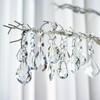 H&D Pack of 12 Clear Crystal Chandelier Lamp Lighting Drops
