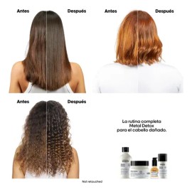 L'Oréal Professionnel Serie Expert Metal Detox Shampoo Anti-Metales Protector de Color y Anti-Quiebre para Cabello Teñido, con Glicoamina, Sin Sulfato