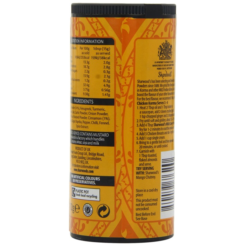 Sharwoods Mild Curry Powder 102 g (Pack of 6)