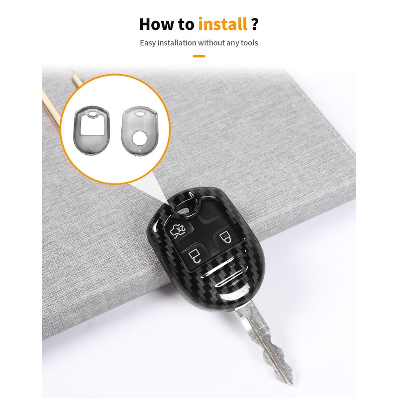 Hoolcar Key Fob Cover Case Key Holder Shell Remote Control