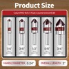 ColumPRO 5PCS Cobalt 5-Flute Countersink Drill Bit Set - Heavy-Duty