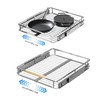 SUZLON 2Pack Expandable Pull Out Cabinet Organizer,12.2~17.9" W x 22.5"