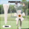 LUTER 50pcs Golf Tees, Short Golf Tees Golf Simulator Tees