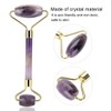 Natural Jade Roller Massage Amethyst Facial Massage Anti Wrinkle Anti