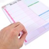 weekly planner hourly schedules daily schedule notepad time management organizers