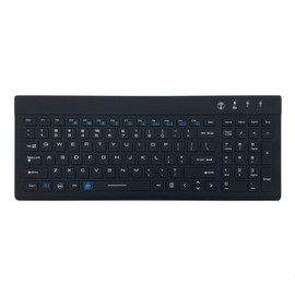 DSI Industrial Wireless Bluetooth 5.0 Waterproof Full-Size Keyboard DWB600 Disinfectant Silicone IP67 Long Battery Life
