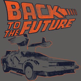 Premium Collection Back to The Future BTTF Logo Mens Comfort Colors T Shirt 80s Vintage Style Graphic Tees Mustard