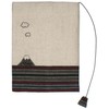 Sheepsleep Book Cover, Bunkoban, "Fujiyama", Embroidery, Made in Japan, Bunko