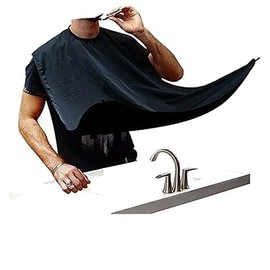 Beard Catcher Bib Apron, Grooming Cape for Men | Hair Clipping Catcher for Easy Beard Trimming and Cleaning