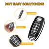 FT FUNTOR for Nissan Key Fob Cover,5 Buttons TPU Key