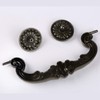 MuDuJia 4-Pack 6" Hole Center Large Drop-Down Bail Dresser Pull