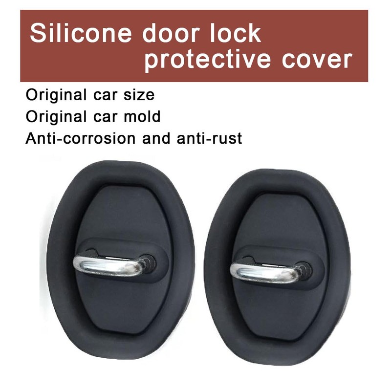 Car Silicone Door Latches Protective Cover,Car Door Lock Latches Cover