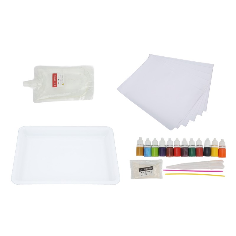 Marble Painting Kit Zero Based Painting DIY Handcraft Safe Harmless