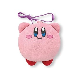 SK Japan Kirby Star Plush Neck Pouch, Hovering