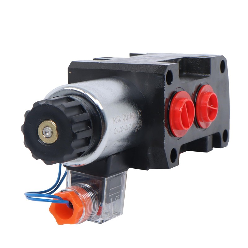 waltyotur 6 Port 12V DC 13GPM Hydraulic Adjustable Variable Flow