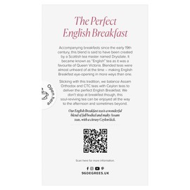 96° English Breakfast Tea - 20 Pyramid Tea Bags x 3 Boxes, Individually Wrapped, Full Bodied, Everyday, Biodegradable Plant-Based Bags (60 Bags)