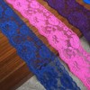 LUMKET 3.15 Inches Wide Stretch Lace Ribbon with Floral Pattern
