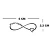 Forever love small Heart Temporary Tattoo eternal love Valentine's day