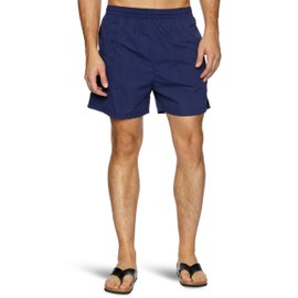 Maru Swimwear Men's Solid Short 16" - Navy, Medium 32 Inch-34 Inch