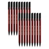 NATARAJ Classy 20 x 0.7mm Fine Point BLACK Ballpoint Pens