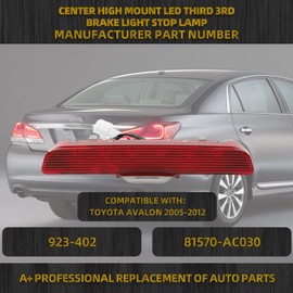Dasbecan LED 3rd High Mount Brake Light Carge Light Compatible with Toyota Avalon 2005-2012 Replaces# 923-402 81570-AC030