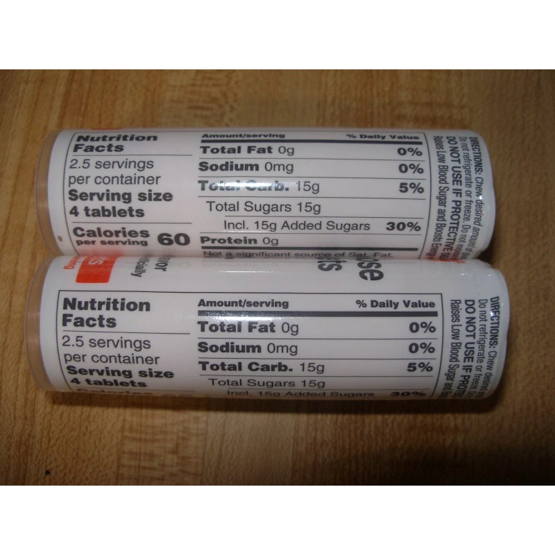 Rugby or Major Glucose Portable 15g Fast Acting Carbohydrate Orange