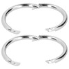 2PCS Carbon Steel Bull Cattle Cow Nose Ring Farm Animal