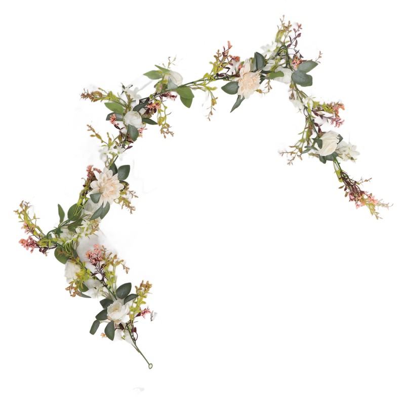 Artificial Rose Vine Garland Wedding Simulation Fake Flower Decoration for