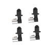 jojofuny 4pcs Reflector Holder Clip Adapter for Light Stand Background