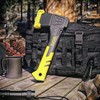 LEXIVON V10 Camping Hatchet, 10-Inch Axe | Ergonomic TPR Grip,