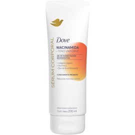 DOVE Sérum Corporal en Crema Niacinamida + Tono Uniforme, cuidado de la piel con manchas, reduce las manchas obscuras y elimina la resequedad 200 ml