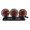 Three Head Car Fan 2 Speed Adjustable 360 Degree Rotation
