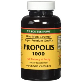 Propolis-Raw Unprocessed 1000mg Y.S. Organic Bee Farms 90 Caps