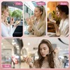 Infinity Mirror 3 Color LED Rechargeable Daily Outdoor Makeup Touch