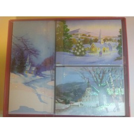 image arts Pack of 15 Christmas Greetings Cards with envelopes 3 design 5 each