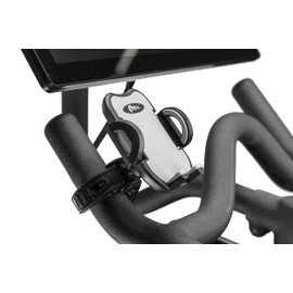 TFD Cell Phone Bike Mount - Expandable Sides Phone Holder for Bike - 360° Rotation Compatible Peloton Accessories - Universal Handlebar Cell Phone Holder for Bicycle or Exercise Bike Accessories