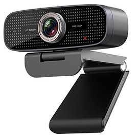 JETAKu 1080P Wide Angle Streaming Webcam - HD Web Camera with Microphone for Video Conferencing and Recording, USB Camera Plug and Play Compatible with PC/Laptop/Desktop